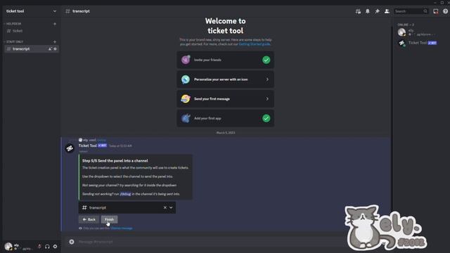 how to set up TICKET TOOL for your discord server (quick and easy!) | tutorial 2023 、ely. °｡˚☁ смотреть онлайн