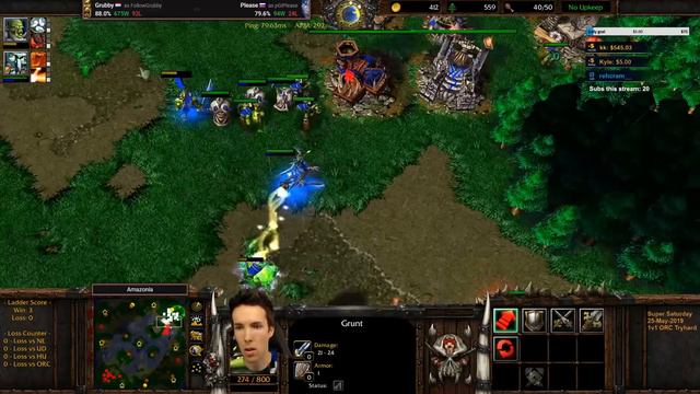 Grubby | "The LVL UP Save" | Warcraft 3 | ORC vs NE | Amazonia смотреть онлайн