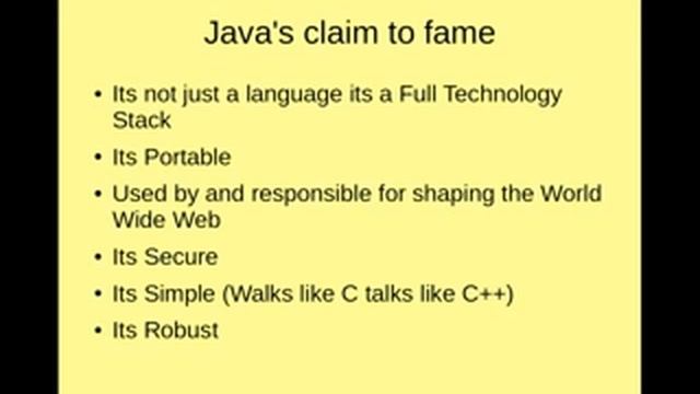 1-1 Introduction to Java смотреть онлайн