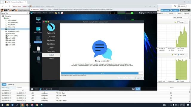 Installing Parrot OS on Proxmox смотреть онлайн