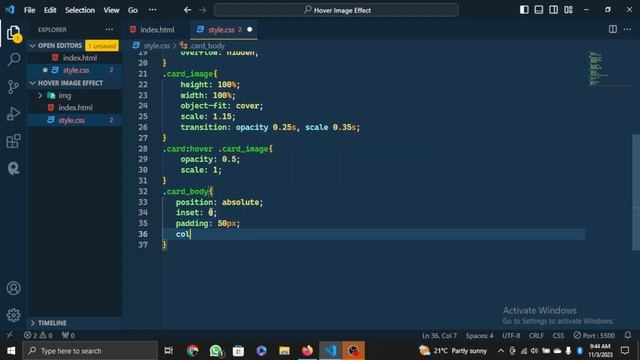 How to make image overlay effect || only HTML and CSS || learn in this video смотреть онлайн