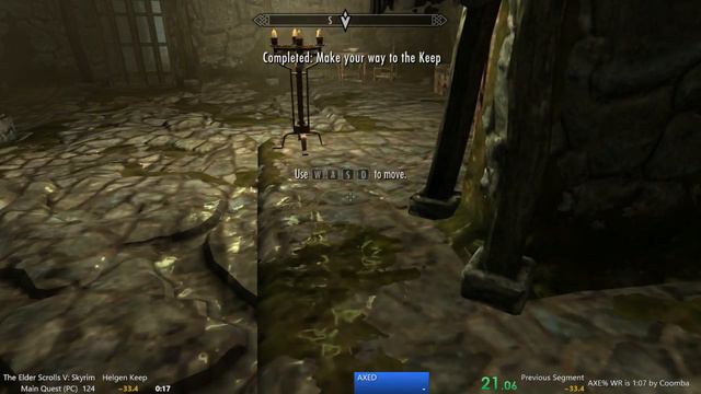 (World Record) The Elder Scrolls V: Skyrim Can I AXE you a question?% Speedrun in 0:41 смотреть онлайн