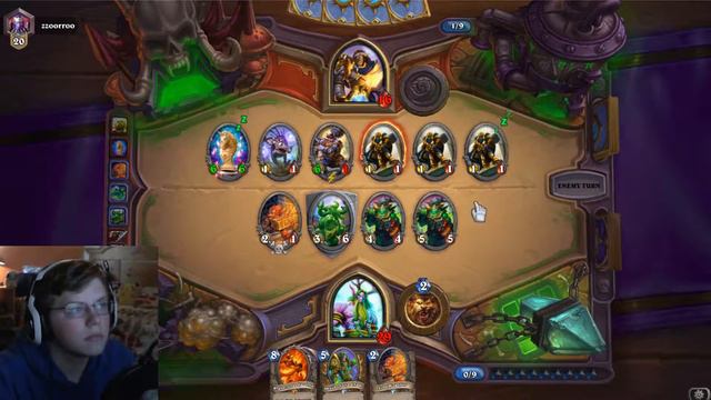 Hearthstone: Mean Streets Druid Jade Golem Deck! смотреть онлайн