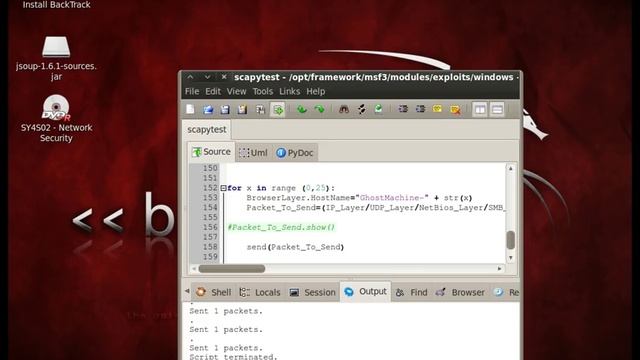 Creation of Ghost Network Computers using SCAPY and Python смотреть онлайн