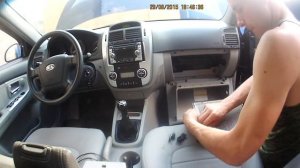 Замена фильтра салона на KIA