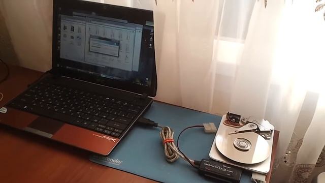 Работа разобранного HDD смотреть онлайн