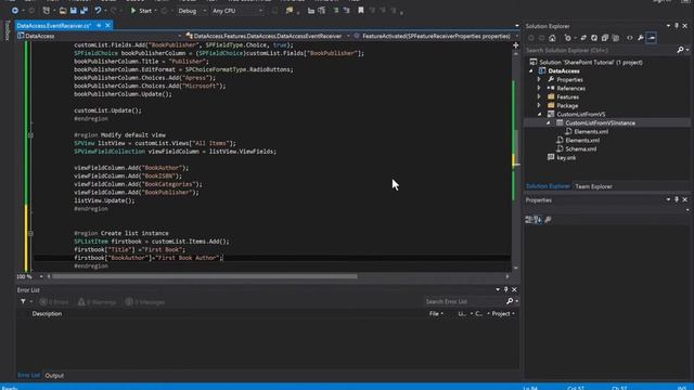 5 Create List Instance смотреть онлайн