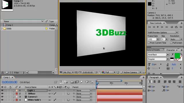 After Effects - Cast shadows from Invisible Objects смотреть онлайн
