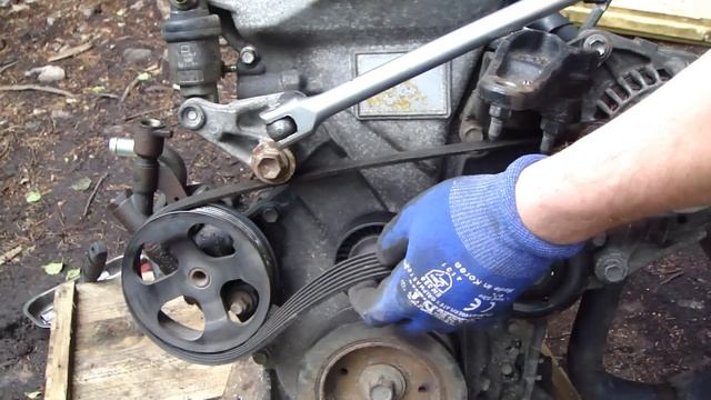 How To Check And Replace Drive Belt Toyota Corolla VVT-i Engine. Serpentine Belt.