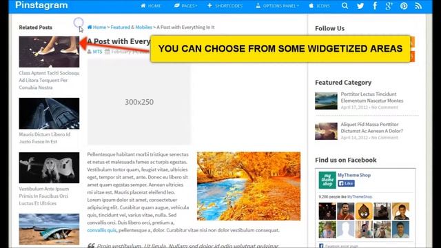 Wordpress Pinterest Style Magazine Theme смотреть онлайн