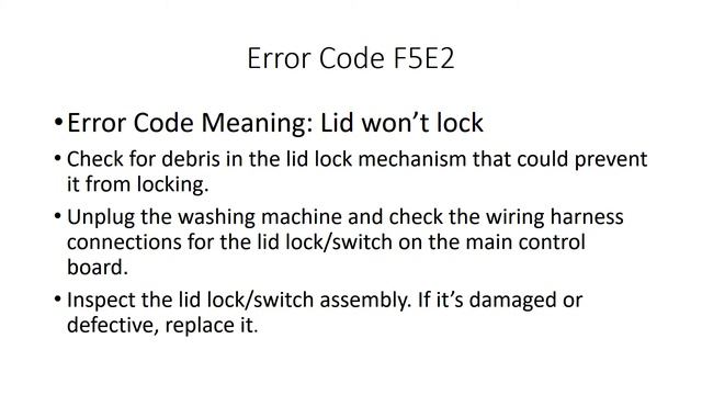 F5E2 Error Code SOLVED!!! Whirlpool Cabrio Top Loading Washer Washing Machine FSE2 смотреть онлайн