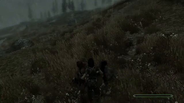 Skyrim - Rcrn weather with Immersive Thunder 1080p смотреть онлайн