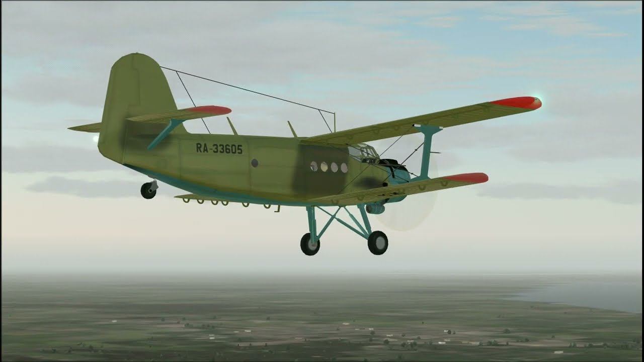 Antonov An-2 "Colt" in FS2004 смотреть онлайн