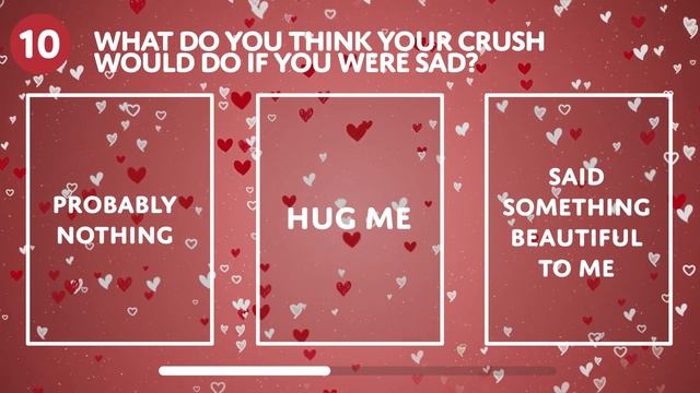Does your crush love you back? (personality test/quiz) смотреть онлайн