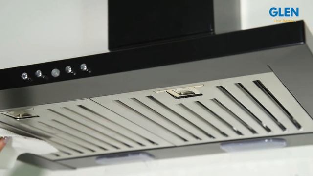 Glen 6050 Junior DX Black Chimney 60 cm 1000 m3/h | Pyramid Chimney for kitchen смотреть онлайн