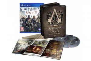 Распаковка Assassins Creed Unity Bastelle Edition и бонус