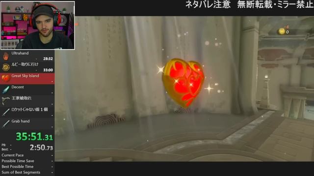 Tears Of The Kingdom - FIRST SUB HOUR ANY% WORLD RECORD SPEEDRUN! (WR Reaction)