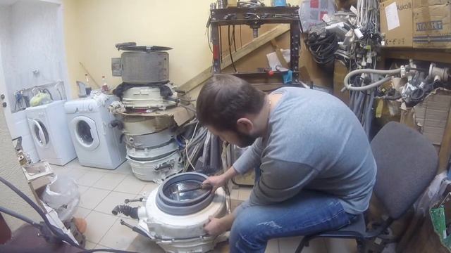 замена подшипников candy смотреть онлайн