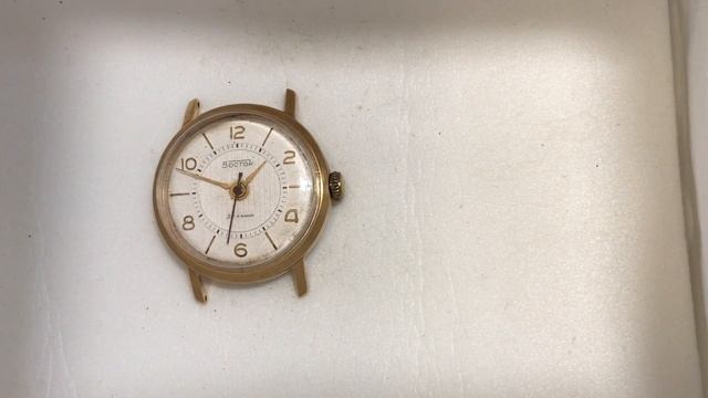 Мужские наручные часы Восток СССР редкие в позолоте смотреть онлайн