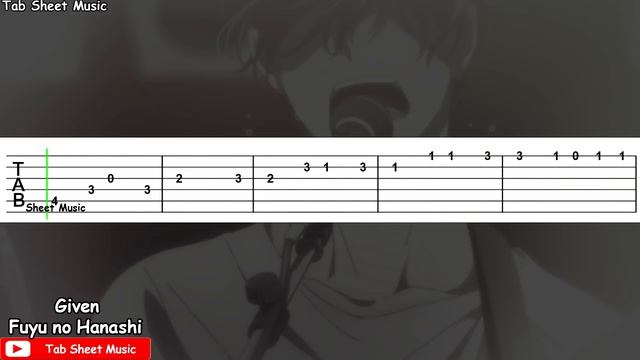 Given Ep 9 - Fuyu No Hanashi (Mafuyu's Song) Guitar Tutorial