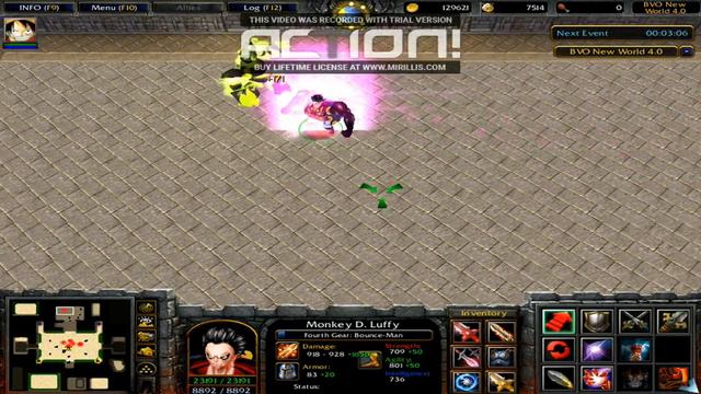 ลูฟี่เกยร์ 4 กับหมัด king kong gun ที่เเรงจนCriกระจายกันเลยทีเดียว! Map bvo new world [Warcraft III смотреть онлайн