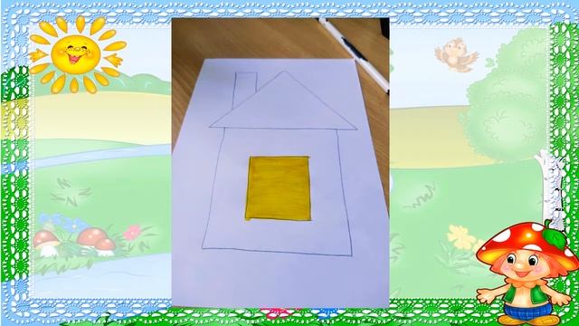 Рисование "Терем теремок" Рыбакова Н.Р. смотреть онлайн