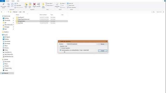 Setup a remote Git Repository on a local network without an online service (Pre 2020 vs2019 Update смотреть онлайн