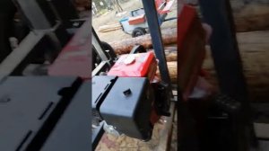 Ленточная пилорама с бензиновым двигателем 13 лс