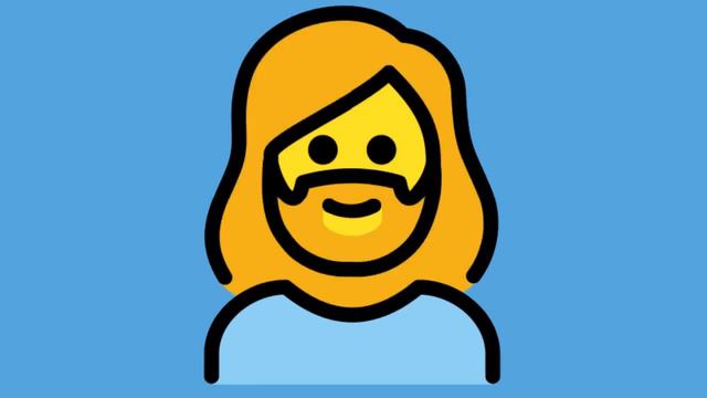 WOMAN: BEARD EMOJI MEANING, WOMAN: BEARD EMOJI #womanwithbeard #hegirl #dragking #transgender смотреть онлайн