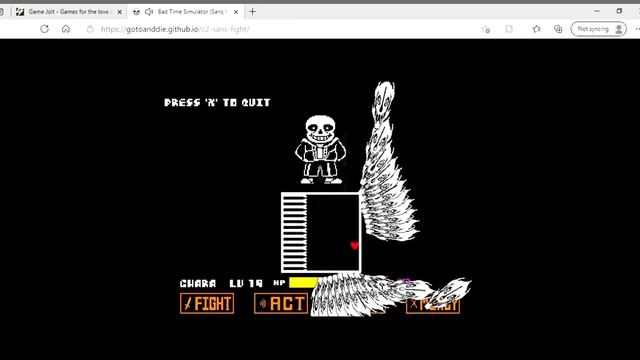 Bad Time Simulator: HARD MODE - Final Attack COMPLETE!! - CalebLetsPlay! смотреть онлайн