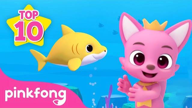 [TOP 10] Kids' Favorite Baby Shark Songs | Compilation | Pinkfong Official for Kids смотреть онлайн