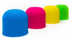 Кинетический Песок с игрушками из мультиков Маша и Медведь Герои в Масках Смешарики