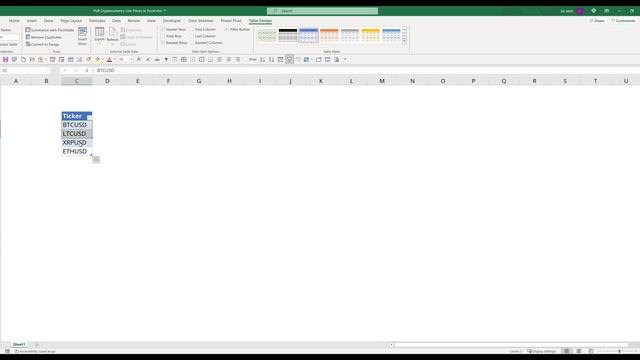 How to pull Cryptocurrency Price in Excel смотреть онлайн