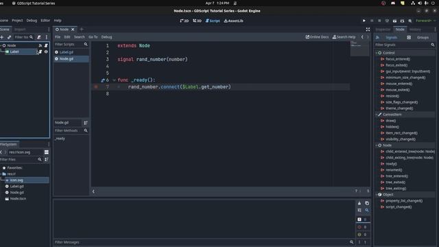 Signals in GDScript | Godot Engine смотреть онлайн