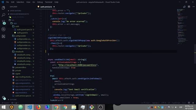 Angular 7 Firebase Auth & Email Verification смотреть онлайн