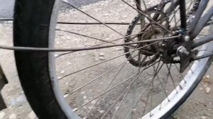 Правильный цепной привод на мотовелосипеде