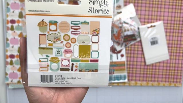 Unboxing Simple Stories Harvest Market Collection смотреть онлайн