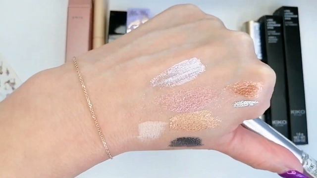 Кремовые тени Kiko, INFLUENCE, Soda, Reluis, Letual, Mina, свотчи смотреть онлайн