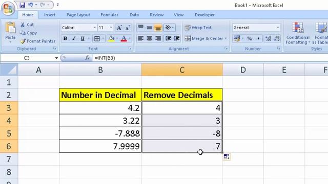 Use this formula for Removing Decimal Points@COMPUTEREXCELSOLUTION смотреть онлайн