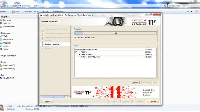 Instalacion de cliente ORACLE смотреть онлайн