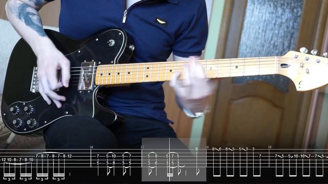 [How to Play] Slipknot - Dead Memories (All Solos Guitar Tutorial w/Tabs) смотреть онлайн