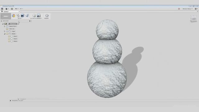 AUTODESK FUSION 360 Моделирование СНЕГОВИКА смотреть онлайн