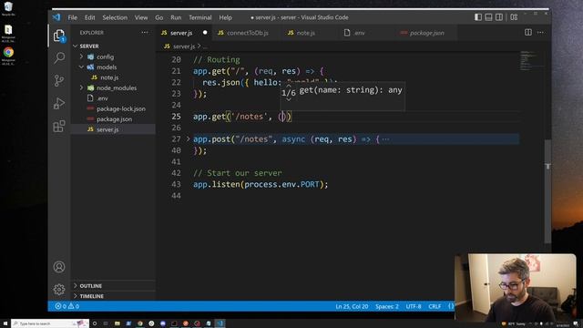 Create a MERN CRUD App (1/6) - Creating an Express backend смотреть онлайн