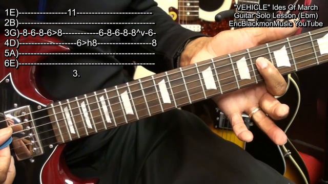 VEHICLE Electric Guitar Solo Lesson Ides Of March - Jim Peterik Comment Below! @EricBlackmonGuitar смотреть онлайн