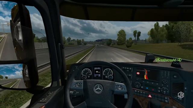 Euro Truck Simulator 2 ? #1 De Paris a Roterdam | ?? Mercedes-Benz Actros BigSpace Gameplay смотреть онлайн