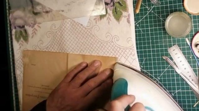 Реставрация книг дома. Замена переплета с сохранением форзацев. смотреть онлайн