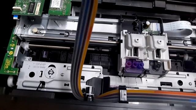 Прокачка чернил в HP Deskjet GT 5820 / Pumping ink in the HP Deskjet GT 5820 printer смотреть онлайн