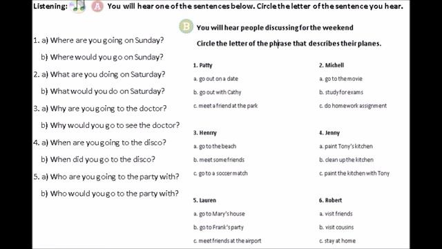 Plans for the weekend "going to" смотреть онлайн