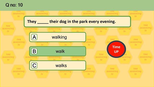Present Simple Tense | Test Your Grammar | Grammar Test | English Learning смотреть онлайн