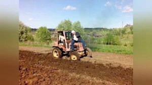 Самодельный трактор Т16